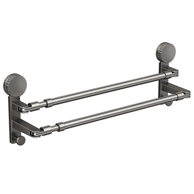 强力吸盘式毛巾杆可伸缩