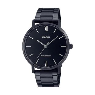 casio卡西欧手表男士简约款学生石英电子表DW非机械MTP-VT01B-1B