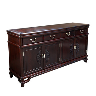 红木餐边柜东非酸枝储物柜中式1.8米收纳鞋柜客厅四门全实木家具