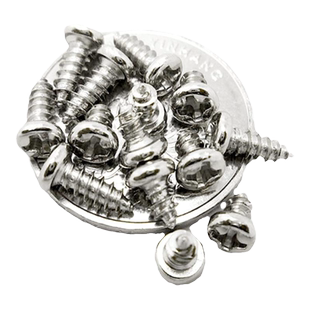 铁镀镍PA圆头自攻螺丝十字盘头电子小螺丝自攻钉M1.7M2M2.3M2.6M3