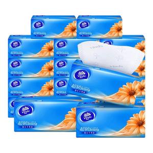 心相印金装抽纸经典100抽家用纸巾面巾纸餐巾纸卫生纸学生实惠装