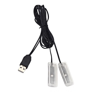 USB汽车氛围灯 LED单色脚窝灯 加长细线 低功耗 小体积粘贴安装