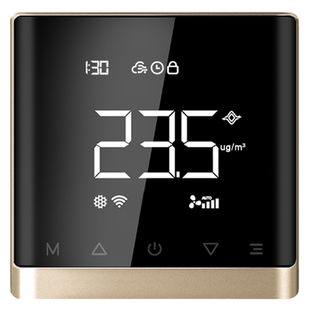 家用新风系统控制器智能远程定时开关面板甲醛联动天猫精灵小爱