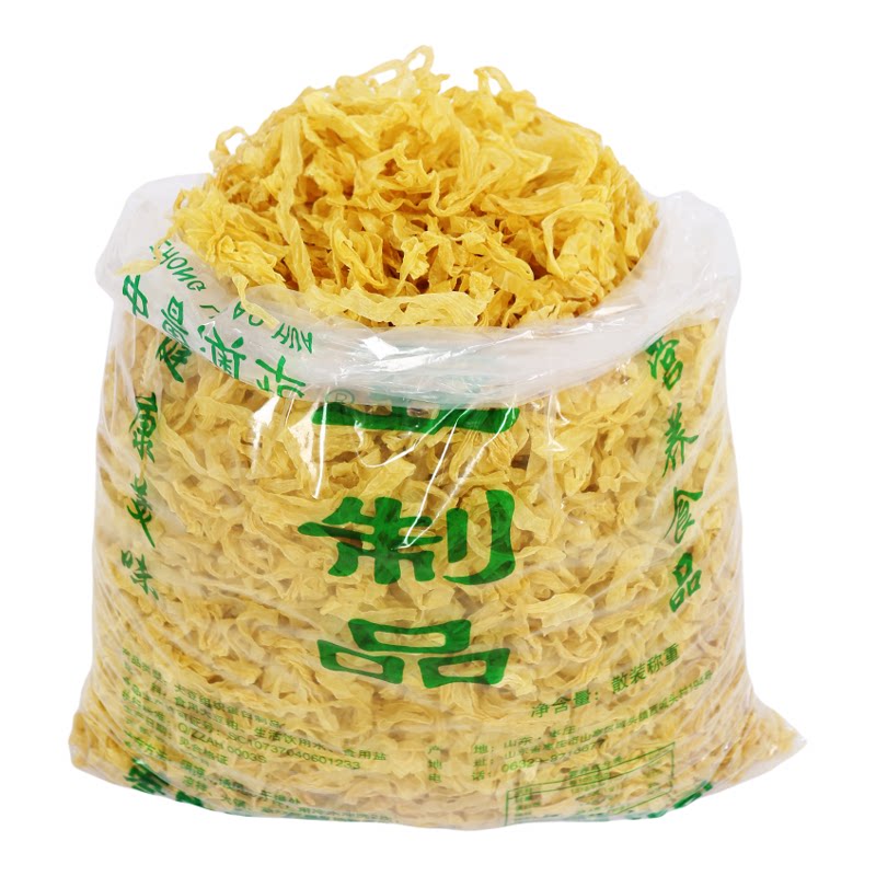 无盐渍干豆皮农家干豆丝老油豆皮干货腐竹凉拌火锅人造素肉豆制品