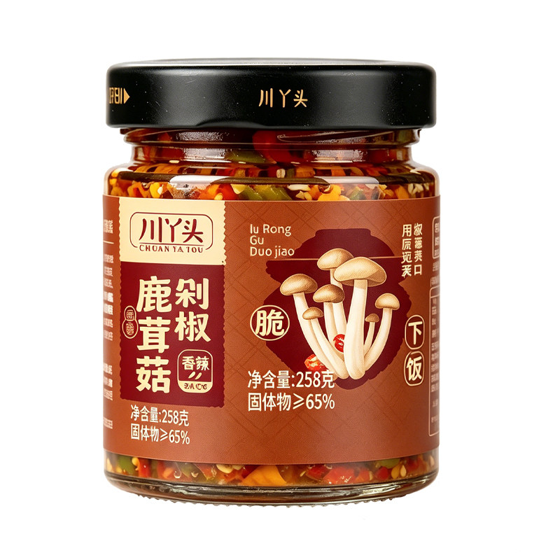 川丫头剁椒鹿茸菇下饭菜