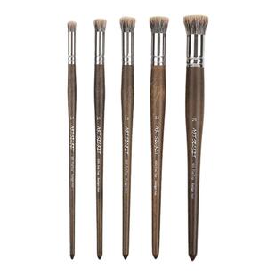 秀明ARTSECRET獾毛桦木柄695F.697.698.699丙烯油画笔画刷晕染刷