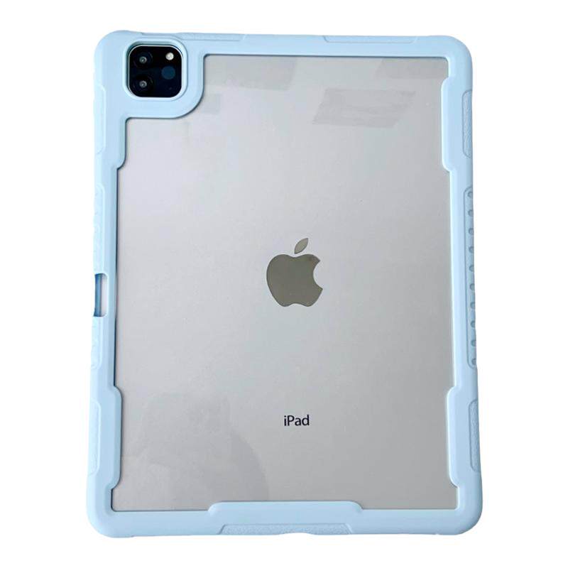 第九代ipad保护壳air5透明亚克力10.2寸9.7笔槽无盖苹果平板pro11超薄硅胶iapd10保护套旋转带支架9代