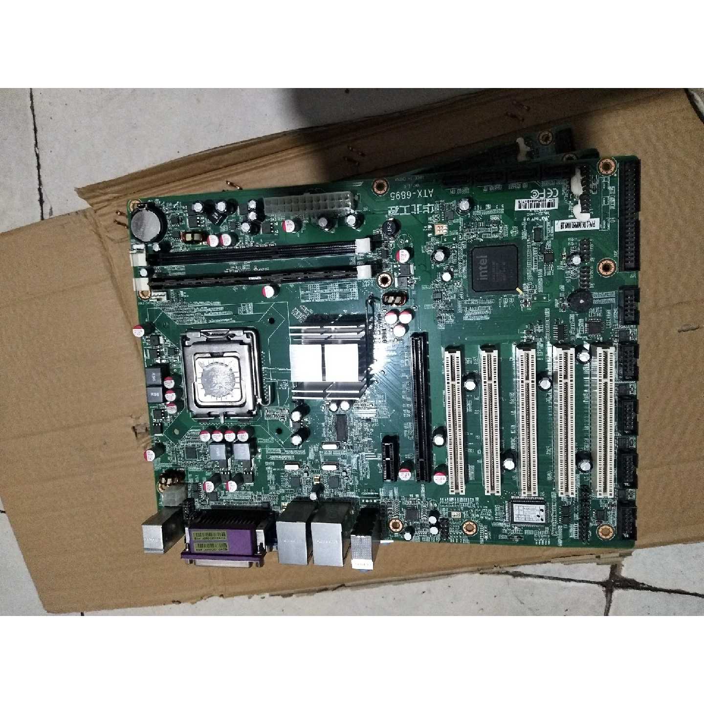 议价华北工控主板ATX6895双网口G41主板ATX可维修