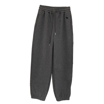 加绒保暖显瘦束脚休闲裤