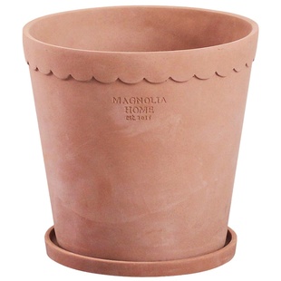 复古高花盆帝罗马兰花陶瓷陶土瓦盆多肉红陶小陶盆粗陶高脚蝴蝶兰