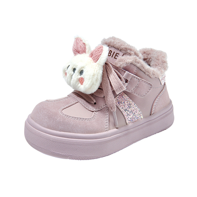 芭比童鞋女童棉鞋2025新款