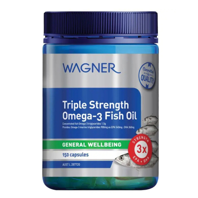 澳洲Wagner瓦格纳三倍深海鱼油 Omega-3 Fish Oil 150粒
