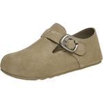 天美意秋新款平跟英伦复古百搭休闲单鞋女勃肯鞋KK010CM4