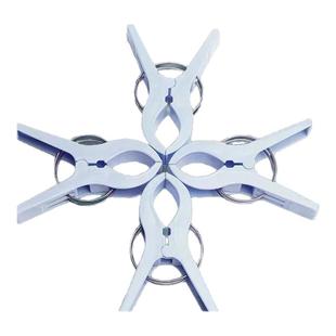 龙士达多功能夹子晾被子夹衣服晾衣夹大号家用加厚塑料防风固定器