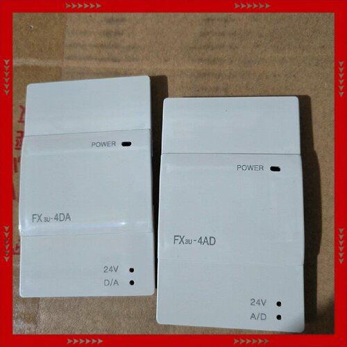 【问价】FX3U-4AD  FX3U-4DA盖板PLC
