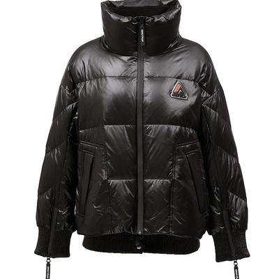 ONLY90白鸭绒复古做旧PU羽绒服