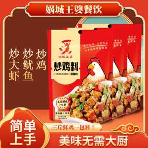 娲城王婆炒鸡炖鸡调味酱料包家庭版150g懒人炒鸡调酱料炖鸡调味品