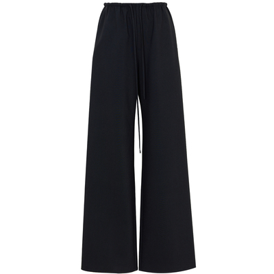 夏莫卡无侧缝极窄松紧腰空气裤