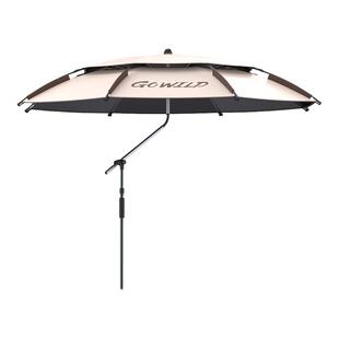 渔之源免搭天幕伞露营车遮阳伞户外折叠免安装黑胶防晒帐篷遮阳棚