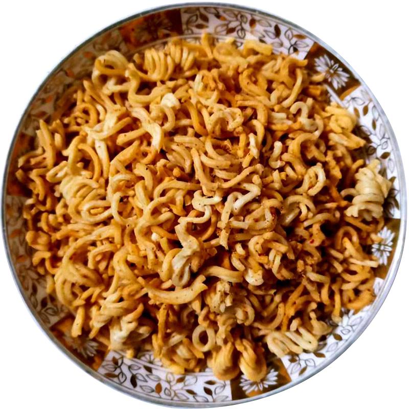 陕南特产城固月亮牌方便面 面果 鸡汁麻辣香酥虾味 休闲食品20袋