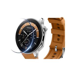 欧炫适用OPPOWatchX2手表膜新款WatchX2钢化膜OPPO智能运动手表全屏覆盖保护WatchX表盘超清全包贴膜配件防摔