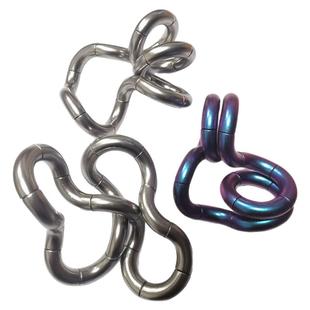 学生多动症专注力训练手指焦虑症放松戒烟扭扭乐钢色变色缠绕玩具