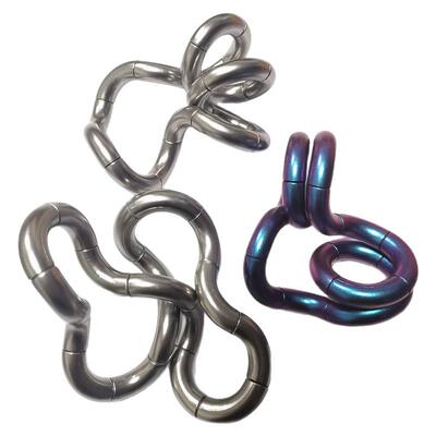 学生多动症专注力训练手指焦虑症放松戒烟扭扭乐钢色变色缠绕玩具