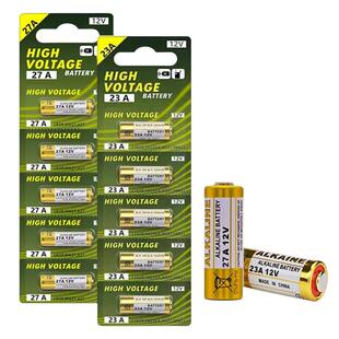 23A 12V遥控器电池27A 12v吊灯电动车库卷帘门铃防盗器23小号电池