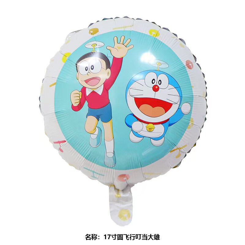 卡通铝箔生日派对气球哆啦A梦