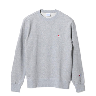 Champion 日版胸前草写logo休闲情侣街头圆领长袖卫衣C3-H004-070