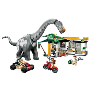 2026拼搭侏罗纪76973迅猛龙和泰坦巨龙追踪任务恐龙世界积木玩具