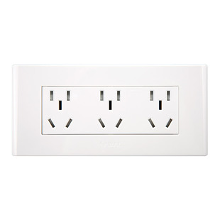 公牛118型开关插座面板20孔四联联排带开关扩展家用暗装墙壁专用