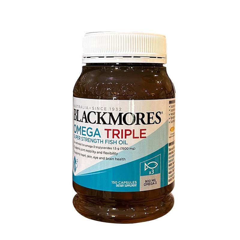 澳佳宝浓缩三倍深海鱼油胶囊Omega3倍保护心脑血管Blackmores澳洲