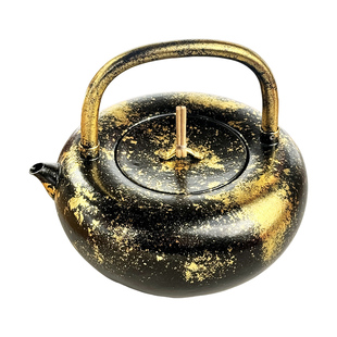 博友纯钛烧水壶如意提梁壶明火电陶炉便携户外茶壶高端茶具礼盒装