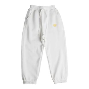 2025新款男童冬季加绒裤子白色运动裤男女中大童休闲卫裤长裤宽松