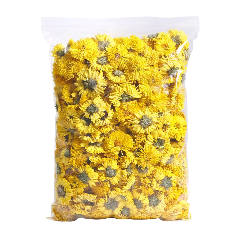 黄菊花茶正品金丝婺源黄菊皇菊非黄山贡菊特级花草茶500g散装泡水