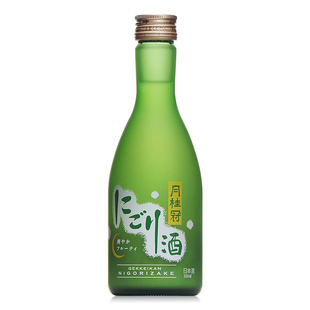 日本酒月桂冠纯米浊酒原装进口低度微醺女士甘口清酒大米发酵酒