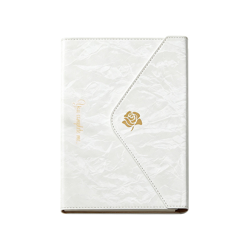 三折鎏金A5笔记本本子加厚新款高颜值轻奢工作用办公会议记录本商务记事本精致高级伴手礼日记本定制可印logo