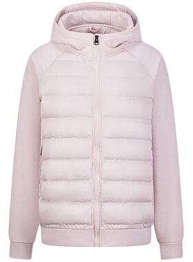 马克华菲鹅绒轻薄羽绒服女连帽