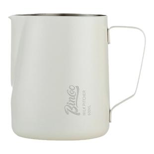 bincoo尖嘴拉花缸专业咖啡拉花杯圆嘴不锈钢打奶泡缸壶600/350ml