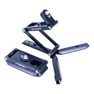 C12阿卡底座阻尼折叠多角度桌面支架摄影脚架便携快装板1/4接口