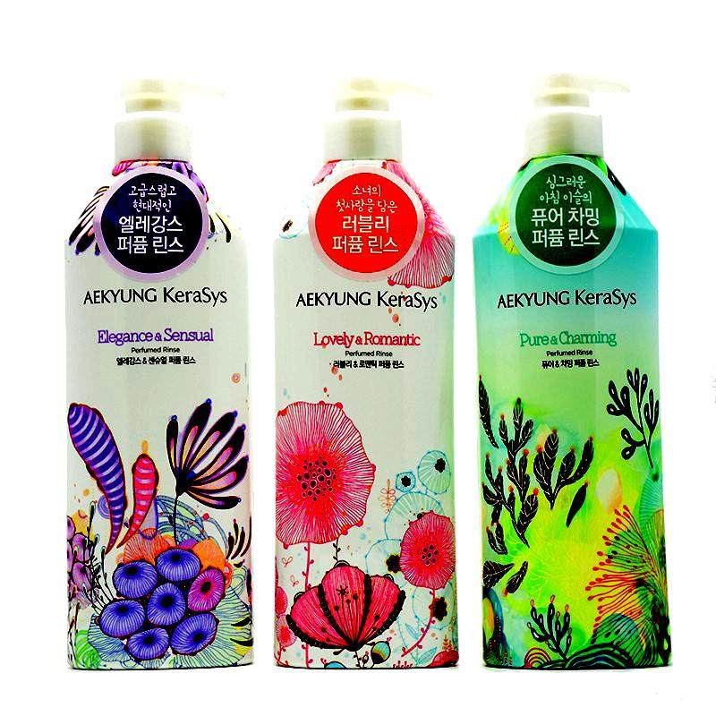 韩国爱敬香水洗发水洗发膏护发素套装干枯发丝柔顺水润蓬松