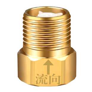 单向止回阀卫生间水管马桶防反水回水4分止逆阀热水器水表逆止阀