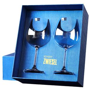 德国SCHOTT进口水晶玻璃红酒杯高脚葡萄酒杯2只对杯送人礼盒套装