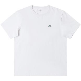 Lee商场同款舒适版圆领三角徽标印花Logo男短袖T恤潮LMT0101673RX
