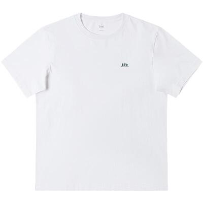 Lee商场同款舒适版圆领三角徽标印花Logo男短袖T恤潮LMT0101673RX