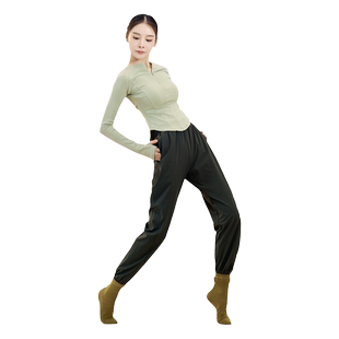 柳歌古典舞舞蹈裤宽松直筒美臀萝卜裤中国舞形体训练束脚练功裤女