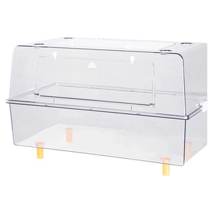 亚克力仓鼠笼透明60金丝熊基础75特大号饲养笼科养鼠专笼造景用品
