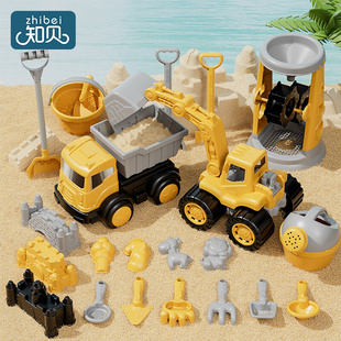 儿童沙滩玩具车套装 宝宝室内海边挖沙土玩沙子工具沙池沙漏铲子桶