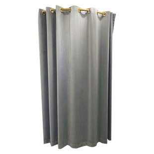 高端试衣间门帘定制 莫兰迪色系丝绒布帘 网红ins服装店窗帘装饰